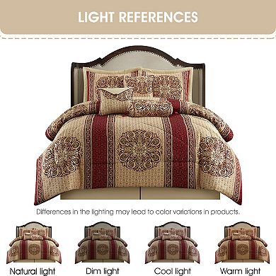 Nanshing Myhand 7 Piece Medallion Comforter Set