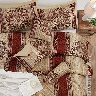 Nanshing Myhand 7 Piece Medallion Comforter Set