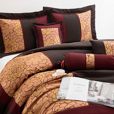Nanshing Sibyl 7 Piece Floral Comforter Set
