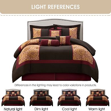 Nanshing Sibyl 7 Piece Floral Comforter Set
