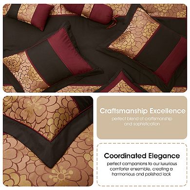 Nanshing Sibyl 7 Piece Floral Comforter Set