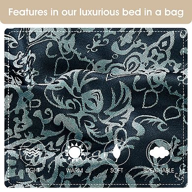 Nanshing Charley 7 Piece Damask Comforter Set