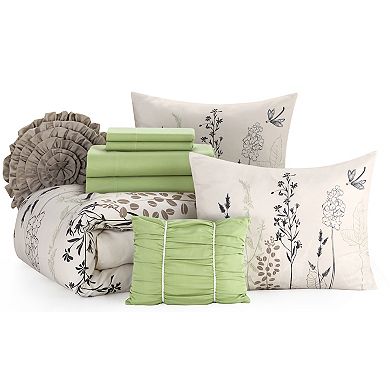 Nanshing Lioyd 10 Piece Botanical Comforter Set