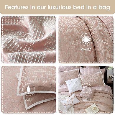 Nanshing Johnella 14 Piece Jacquard Comforter Set