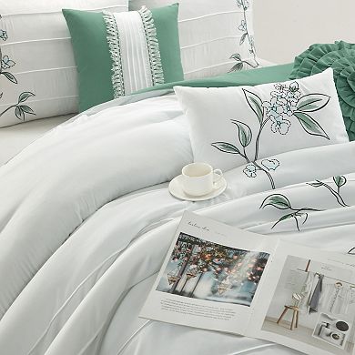Nanshing Raina 7 Piece Floral Comforter Set