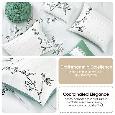 Nanshing Raina 7 Piece Floral Comforter Set
