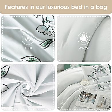 Nanshing Raina 7 Piece Floral Comforter Set