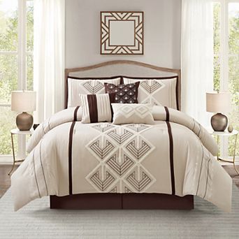 Nanshing Carter 7 pc Geometric Comforter Set