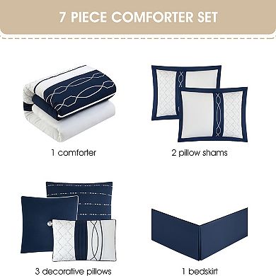 Nanshing Penley 7-Piece Comforter Set