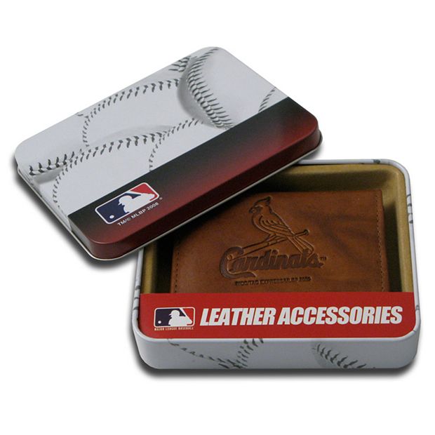 Eagles Wings Men's St. Louis Cardinals Leather Trifold Wallet with