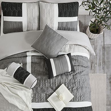 Nanshing Natalia 7 Piece Geometric Comforter Set