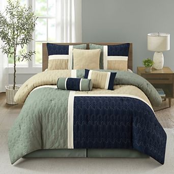 Nanshing Natalia 7 pc Geometric Comforter Set