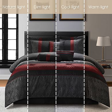 Nanshing Corell 7 Piece Jacquard Comforter Set