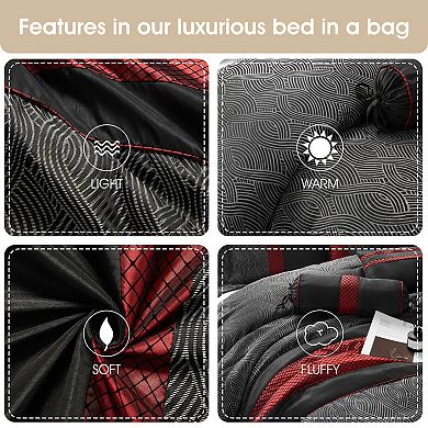 Nanshing Corell 7 Piece Jacquard Comforter Set