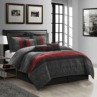 Nanshing Corell 7 Piece Jacquard Comforter Set