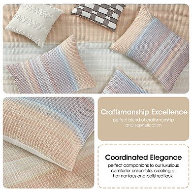 Nanshing Cosette 7-Piece Stripe Comforter Set