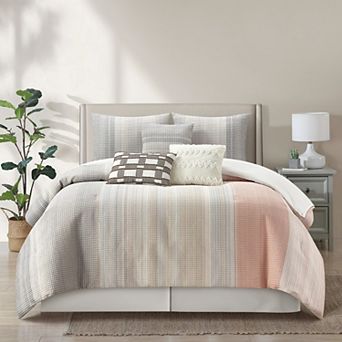 Nanshing Cosette 7 pc Stripe Comforter Set