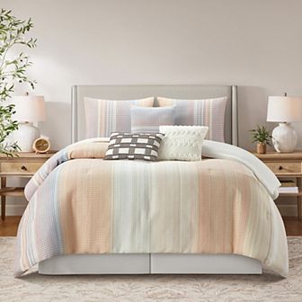 Nanshing Cosette 7 pc Stripe Comforter Set