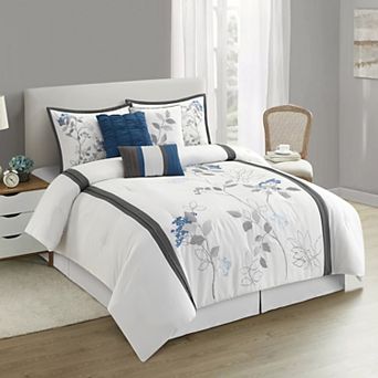 Nanshing Annisa 7 pc Floral Comforter Set