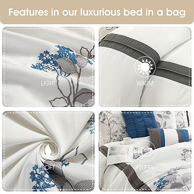Nanshing Annisa 7 Piece Floral Comforter Set