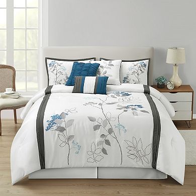 Nanshing Annisa 7 Piece Floral Comforter Set