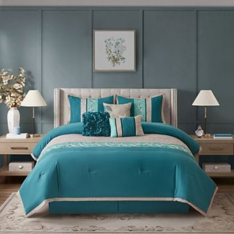 Nanshing Juliana 7 pc Floral Comforter Set