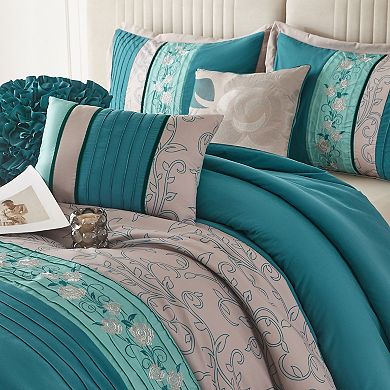 Nanshing Juliana 7-Piece Floral Comforter Set