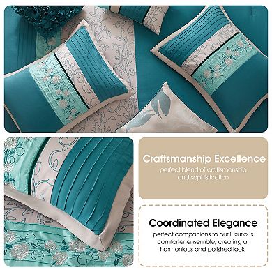 Nanshing Juliana 7-Piece Floral Comforter Set