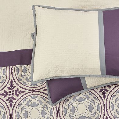 Nanshing Camila 7-Piece Geometric Comforter Set