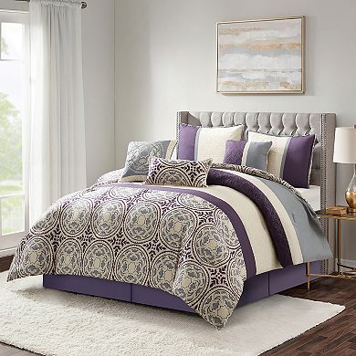 Nanshing Camila 7-Piece Geometric Comforter Set
