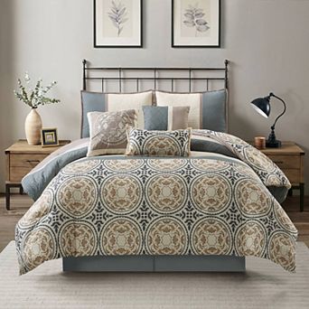 Nanshing Camila 7 pc Geometric Comforter Set