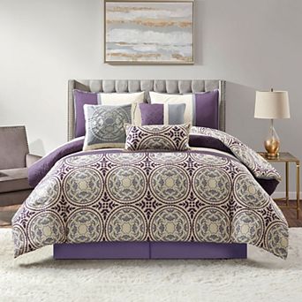 Nanshing Camila 7 pc Geometric Comforter Set