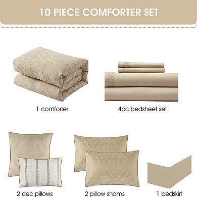 Nanshing Sheridan 10-Piece Traditional Comforter Set