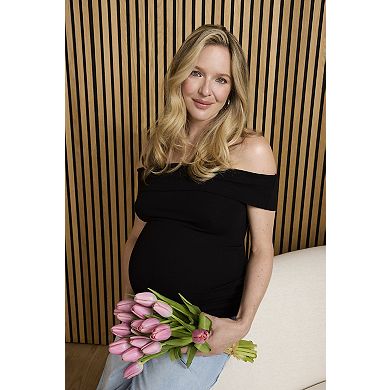 Maternity Motherhood® Off-The-Shoulder Top