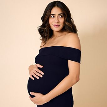 Maternity Motherhood® Off-The-Shoulder Top