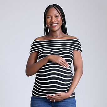 Maternity Motherhood® Off-The-Shoulder Top