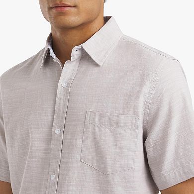 Men's Chaps Short Sleeve Button-Down Shirt