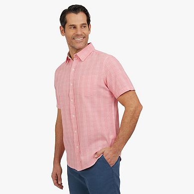 Men's Chaps Short Sleeve Button Down Shirt