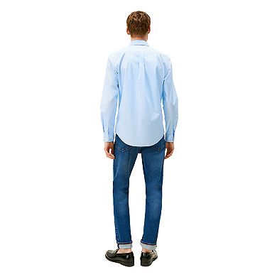 Men's Tommy Hilfiger Micro Print Long Sleeve Woven Shirt