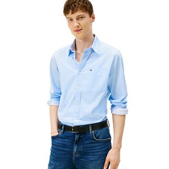 Men's Tommy Hilfiger Micro Print Long Sleeve Woven Shirt