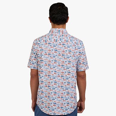Men's Chaps Short Sleeve Performance Button Down Shirt