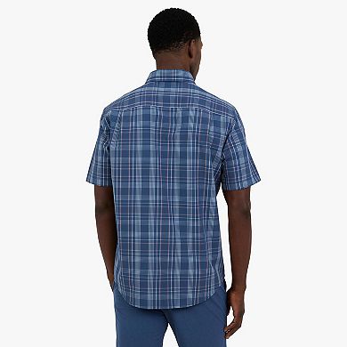 Men's Chaps Short Sleeve Performance Button Down Shirt