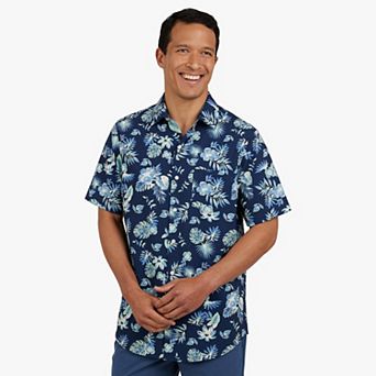 Men's Chaps Short Sleeve Performance Button Down Shirt