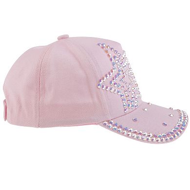 Elli by Capelli Girls' Star Gem Baseball Hat
