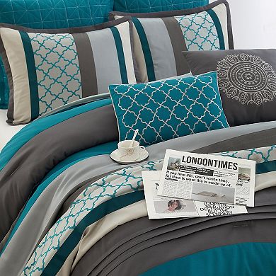 Nanshing Avalon Stripe Comforter Set