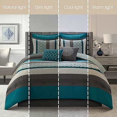 Nanshing Avalon Stripe Comforter Set
