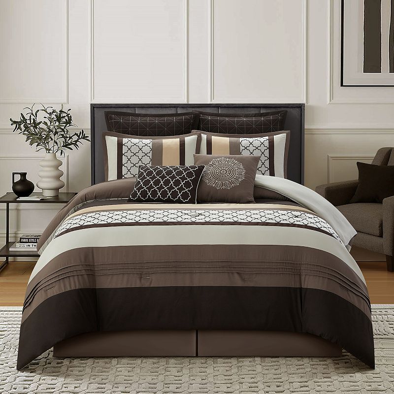 Stratford Park Mirza 8-pc. Complete Bedding Set, One Size, Brown