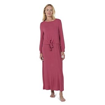 Women's Front Tie Nursing Night Gown