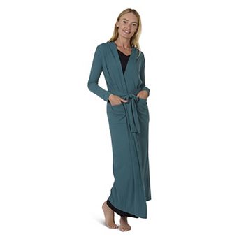 Women's Long Ribbed Morning Robe