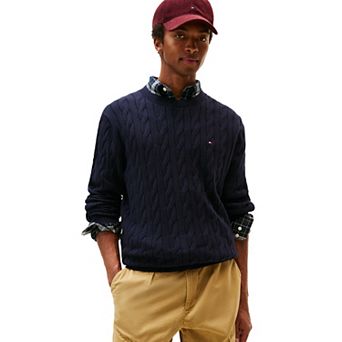 Men's Tommy Hilfiger Cable Knit Crew Sweater
